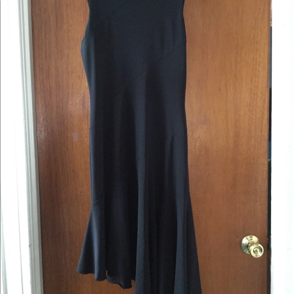 Black asymmetrical dress